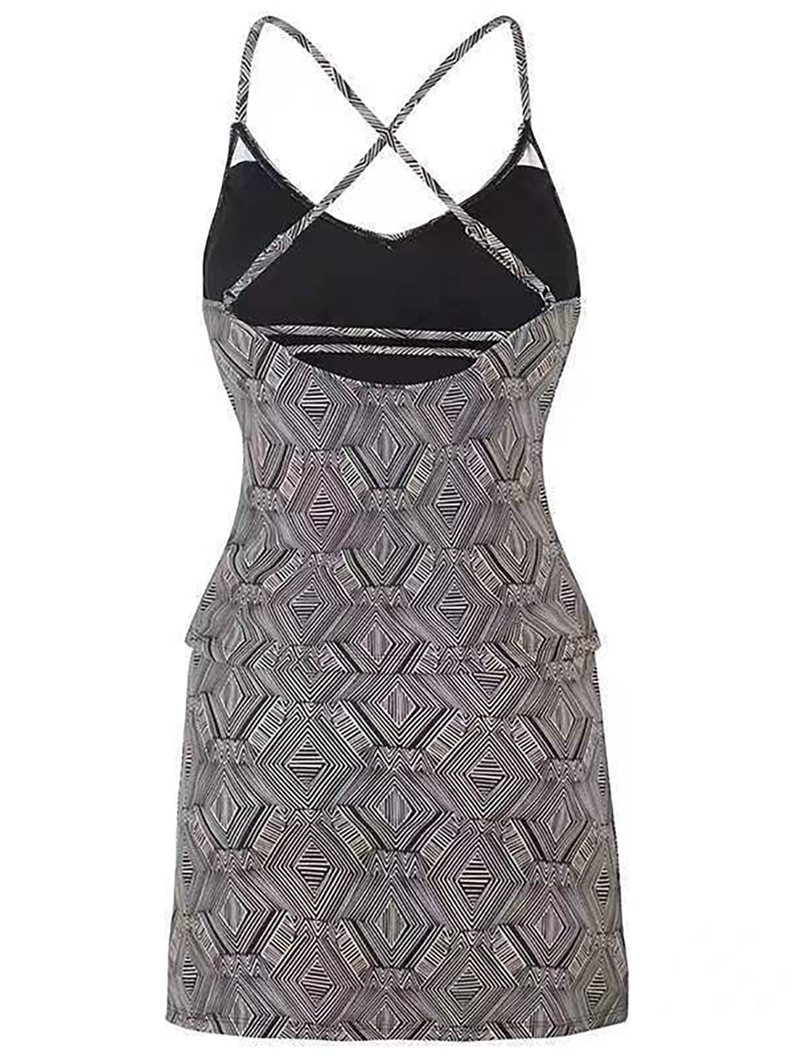 Erin V-Neck Spaghetti Strap Top and Skirt Swim Set