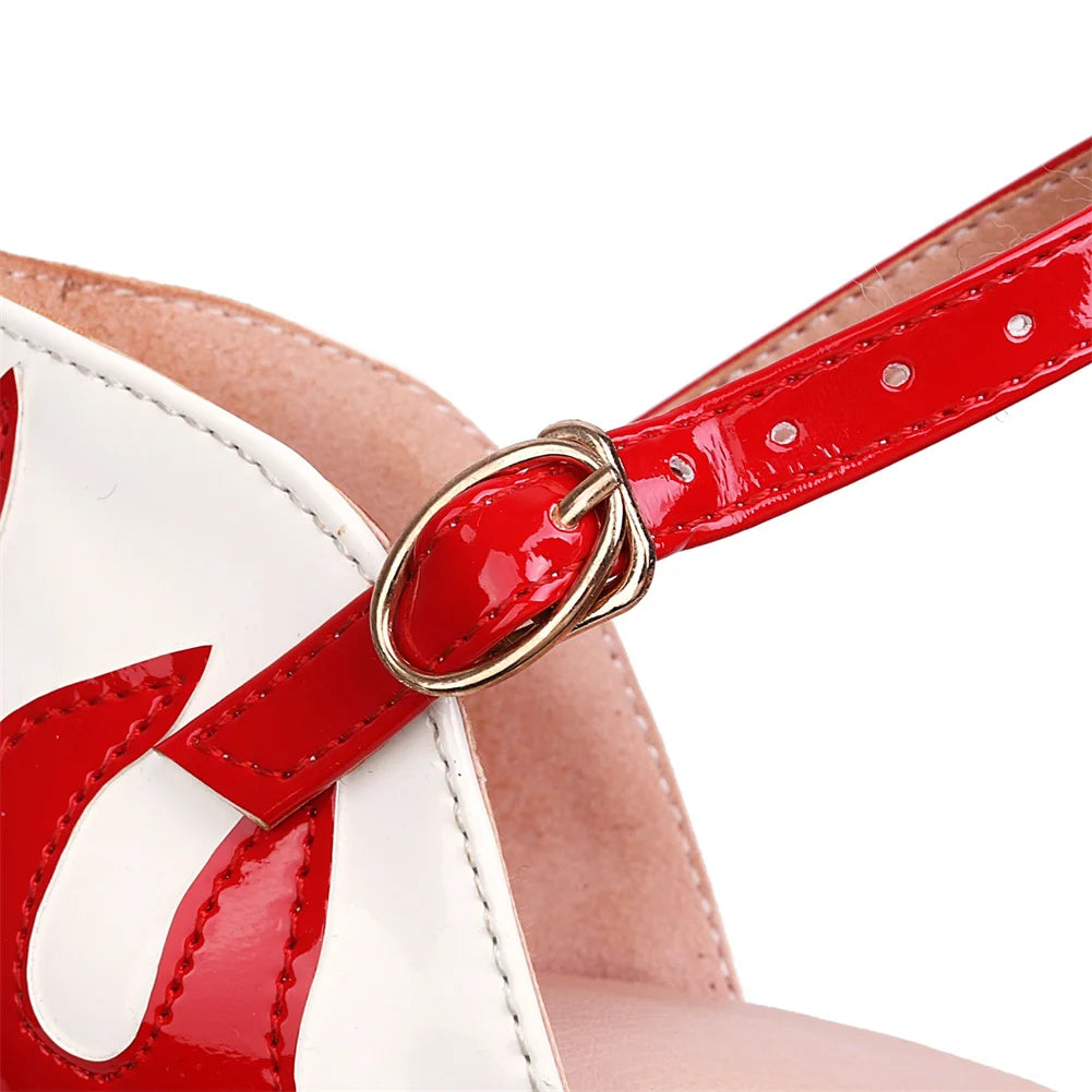 Oh My Heart Mary Jane Pumps - Red (2 Different Styles)