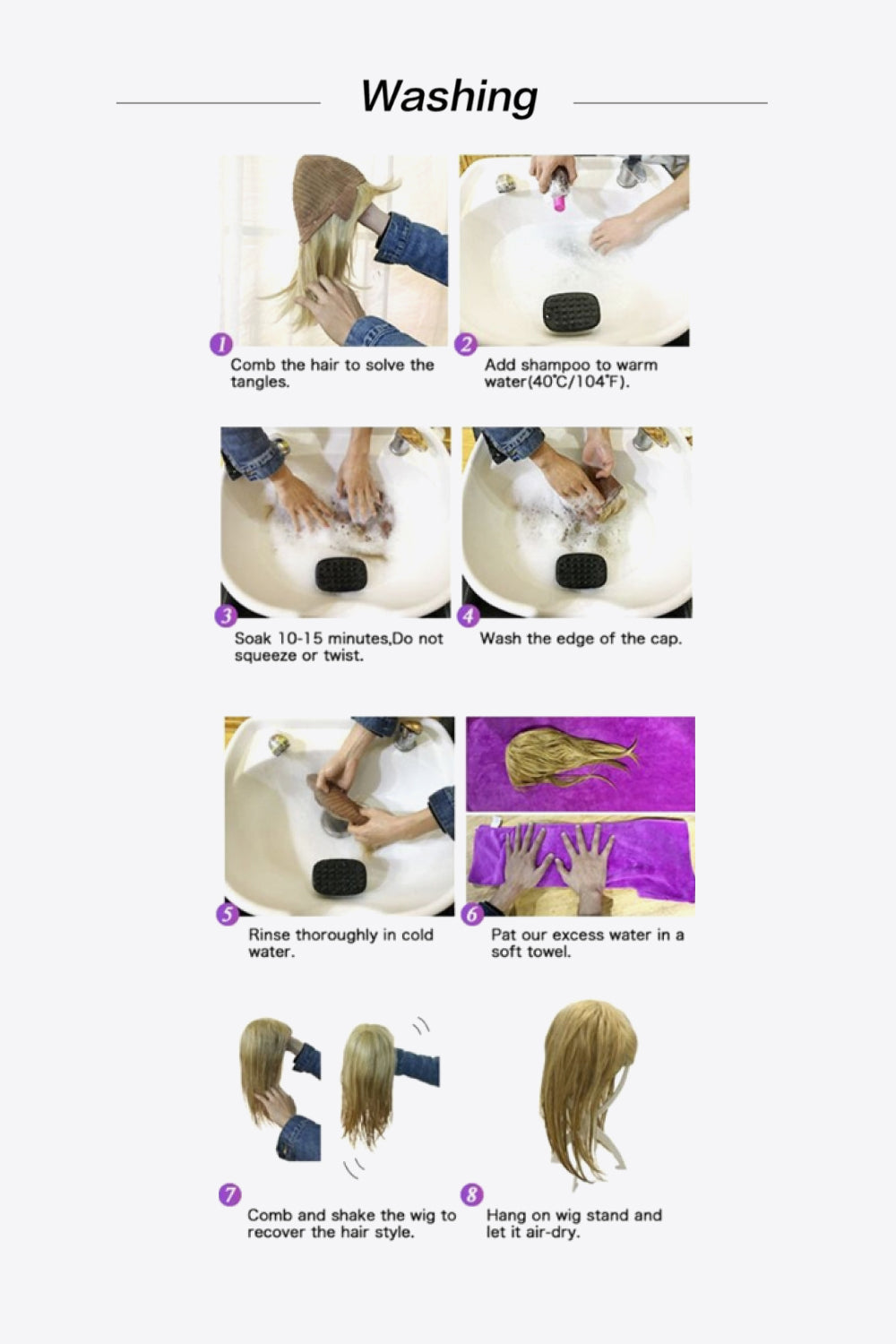 Sammy Ash Blonde Balayage Long Wave Wigs 26''