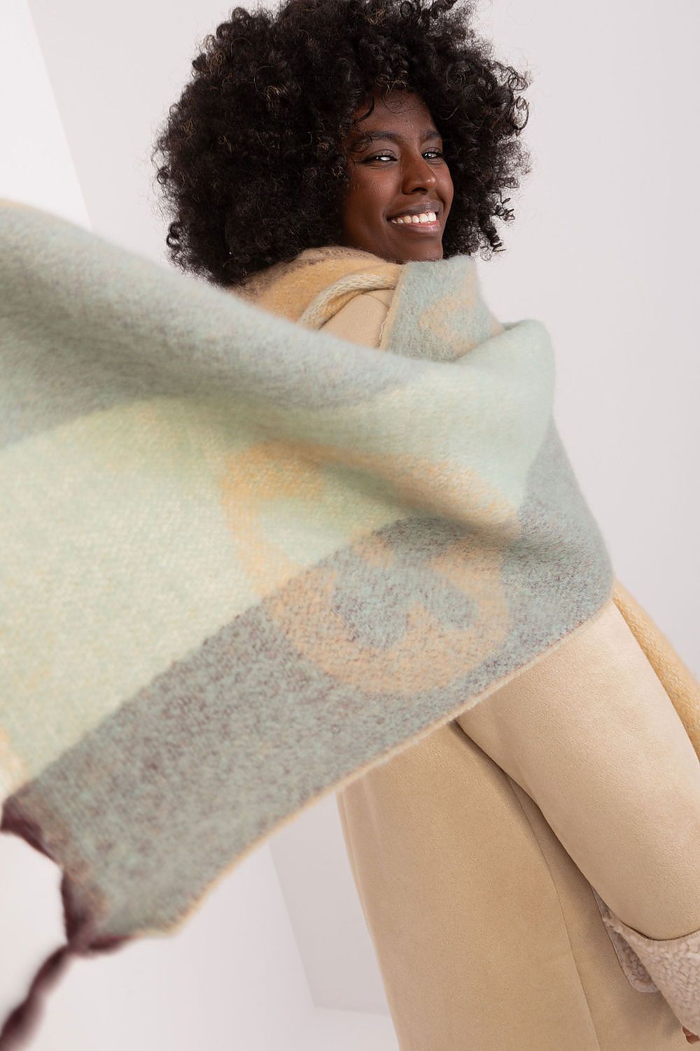 Wheaton Shawl Scarf - Cafe Multi