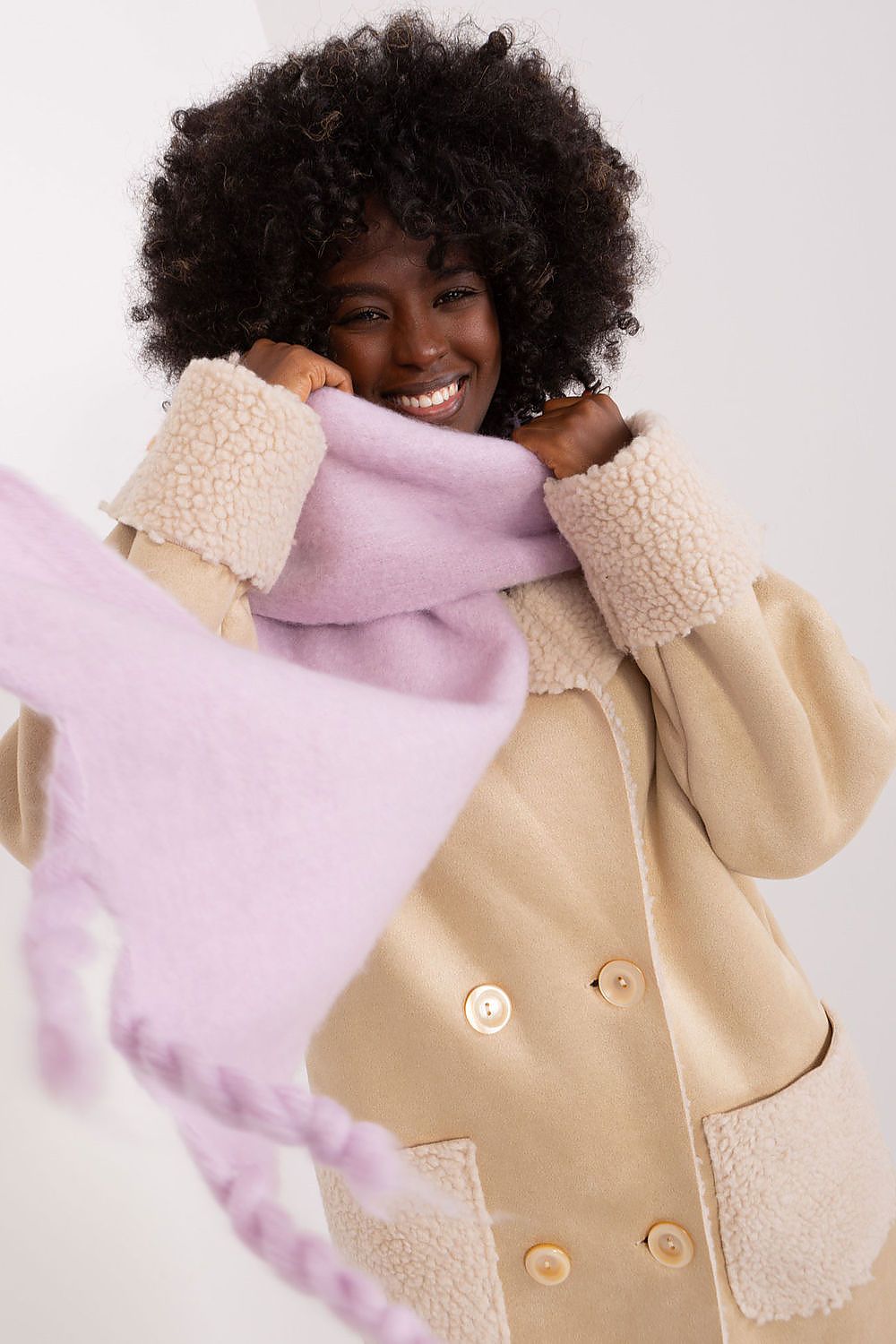 Wheaton Shawl Scarf - Pastel Lilac