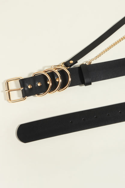 Punk PU Crossbody Belt