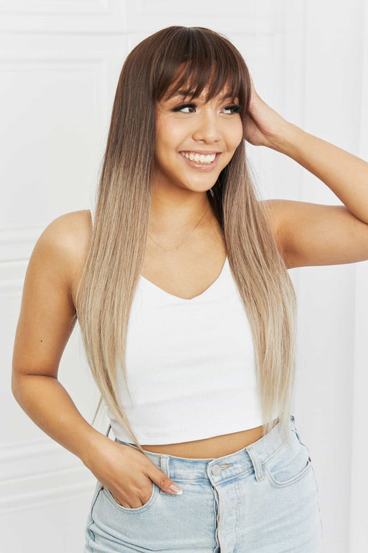Miley Long Straight Synthetic Wigs 26''