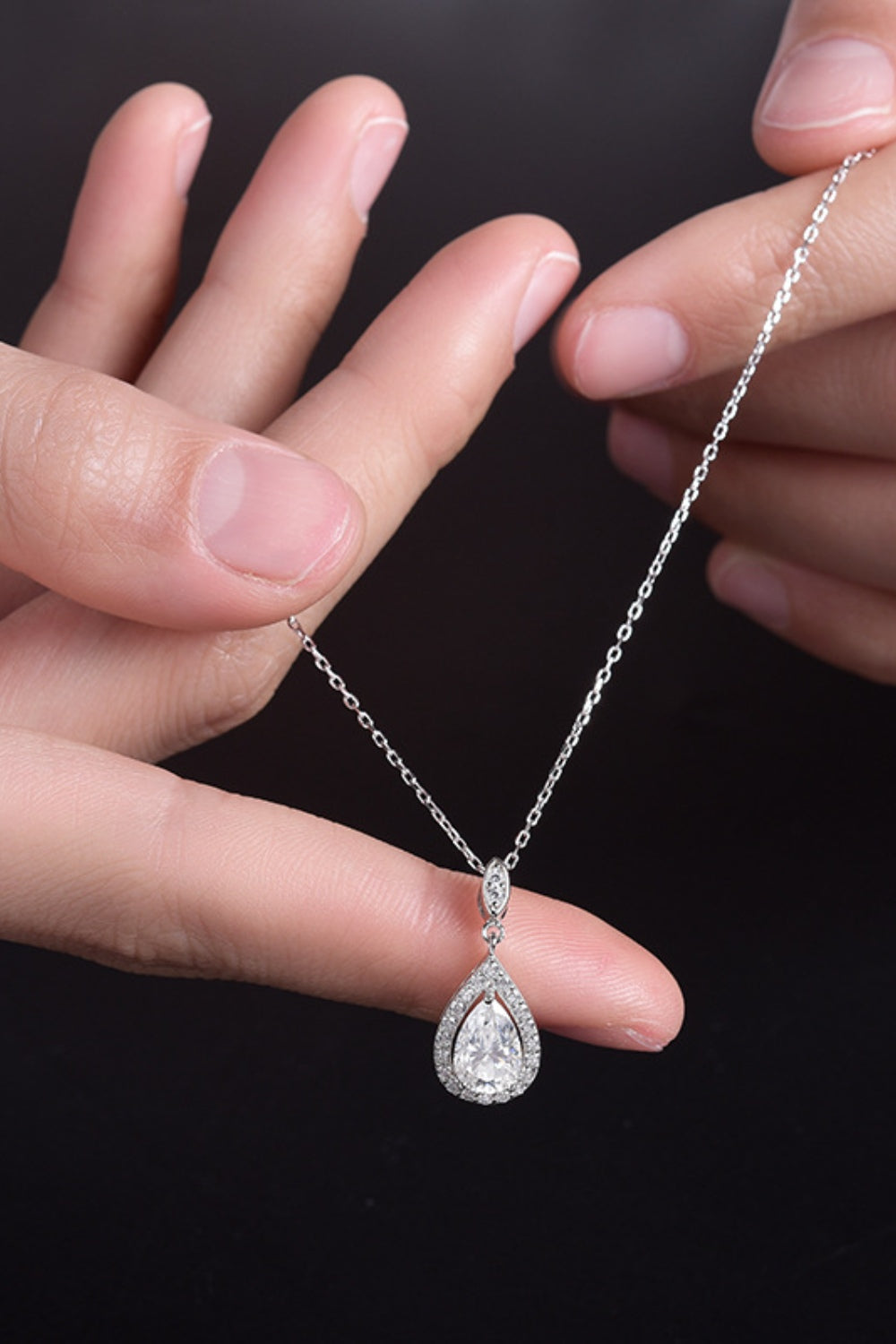 Julietta Sterling Silver Teardrop Necklace