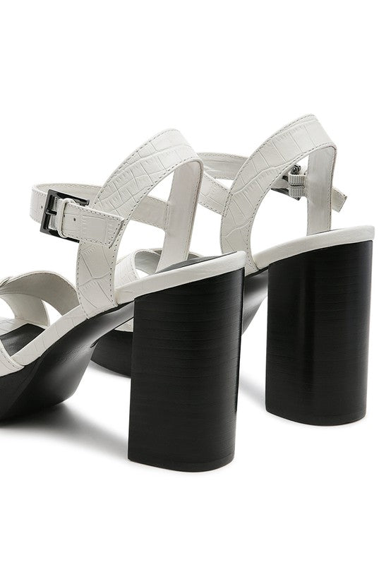 Chypre High Platform High Heel Block Sandals