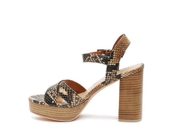 Chypre High Platform High Heel Block Sandals