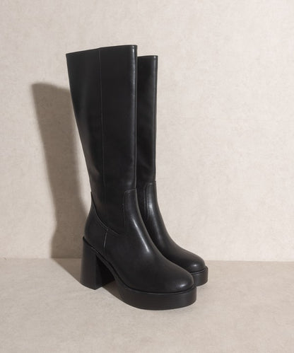 Claudia Platform Knee-High Boots