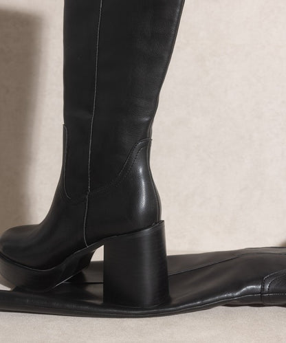 Claudia Platform Knee-High Boots
