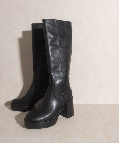 Claudia Platform Knee-High Boots