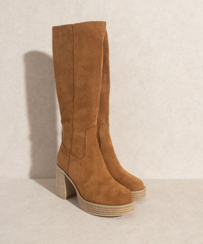 Claudia Platform Knee-High Boots