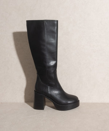 Claudia Platform Knee-High Boots