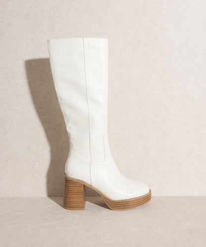 Claudia Platform Knee-High Boots