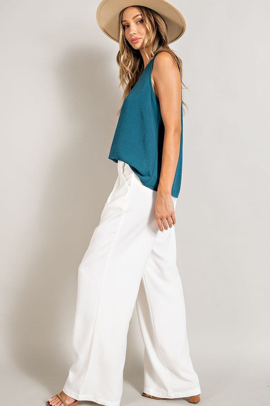 Straight Leg Trouser Pants