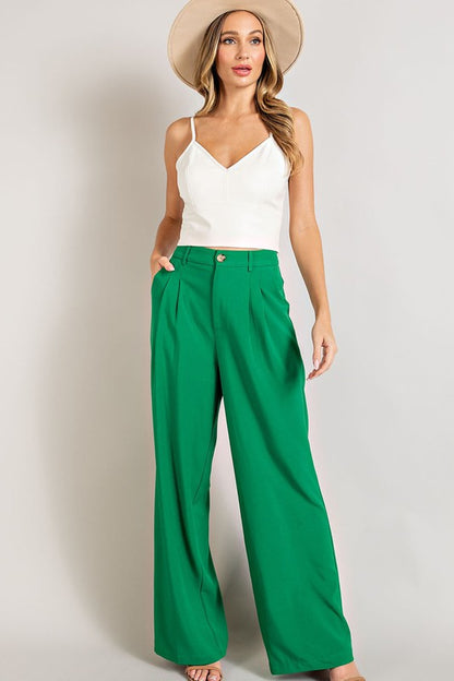 Straight Leg Trouser Pants