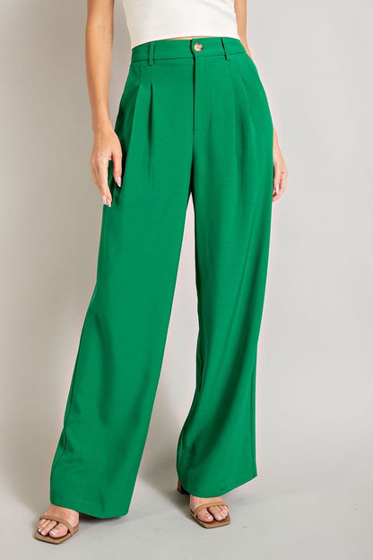 Straight Leg Trouser Pants