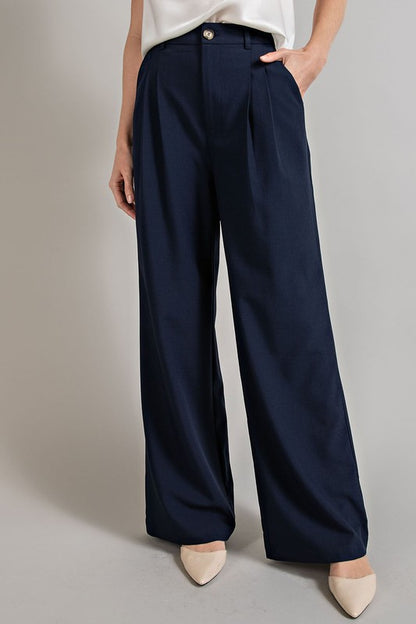 Straight Leg Trouser Pants