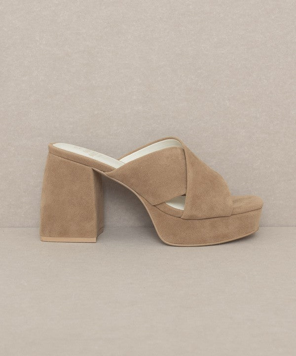 Chunky Platform Mule Heel