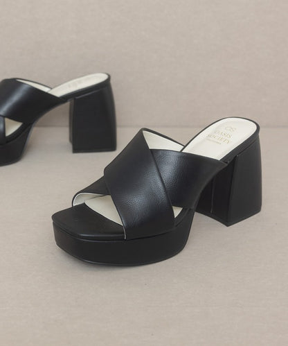 Chunky Platform Mule Heel