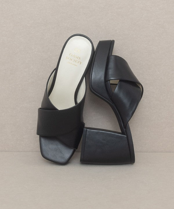 Chunky Platform Mule Heel