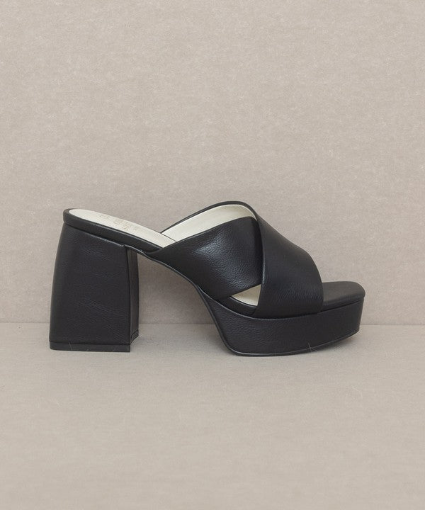 Chunky Platform Mule Heel