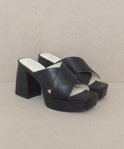 Chunky Platform Mule Heel