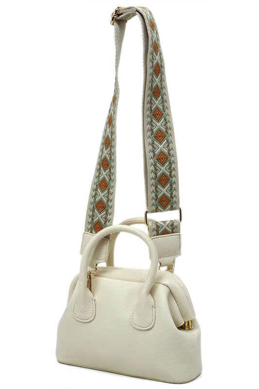 Spring Frame Mini Doctors Satchel Crossbody Bag