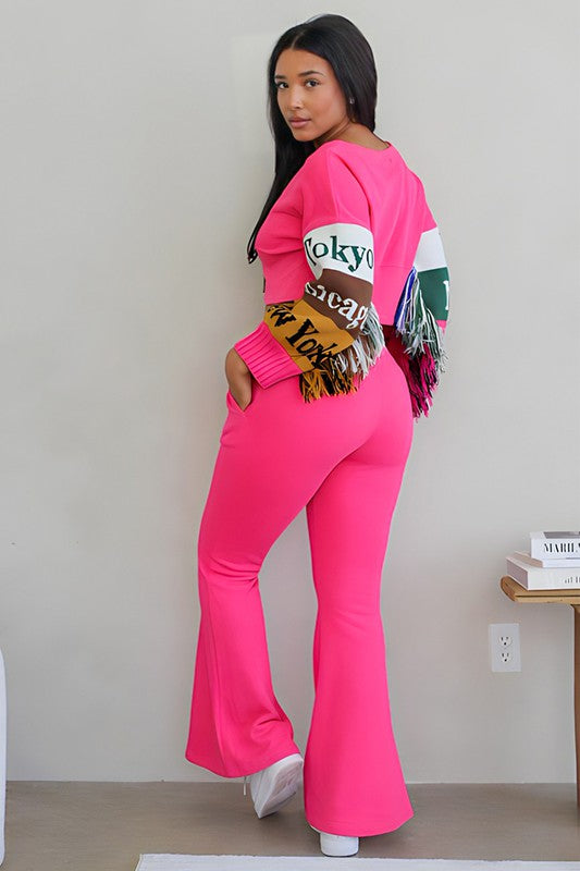 City Hop Lounge Wear Set - Pink