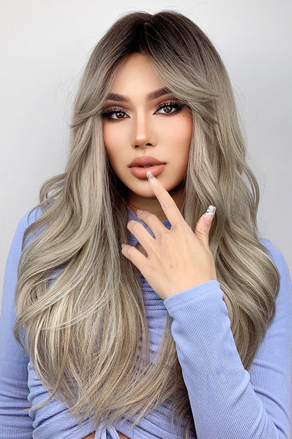 Sammy Ash Blonde Balayage Long Wave Wigs 26''