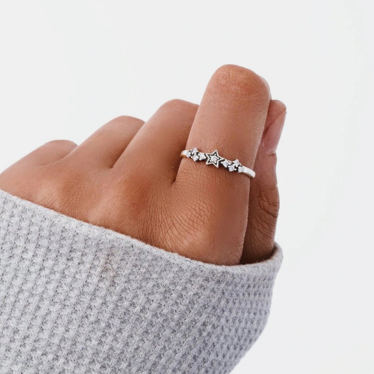 Twinkle Star 925 Sterling Silver Ring