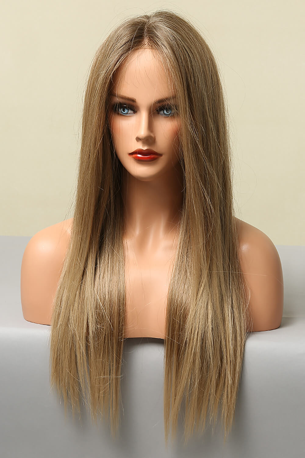 Carmen 13 x 2" Long Straight Lace Front Synthetic Wigs 26" Long 150% Density