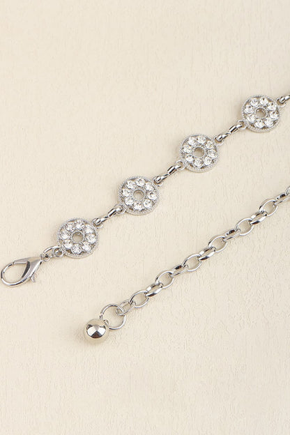 Rhinestone Deco Zinc Alloy Waist Chain Belt