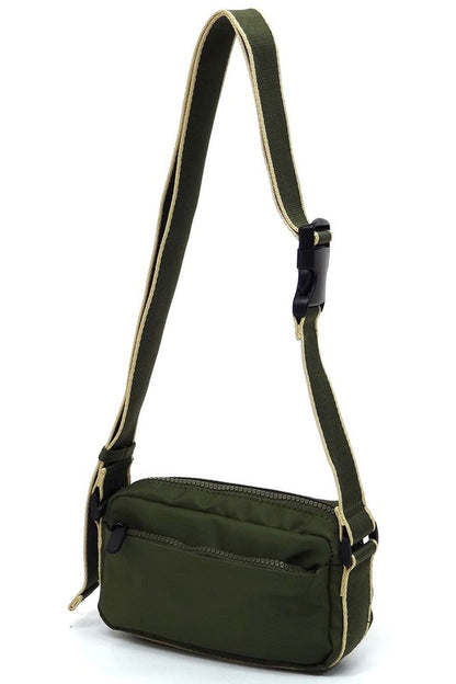 Nylon Fanny Pack Crossbody Bag