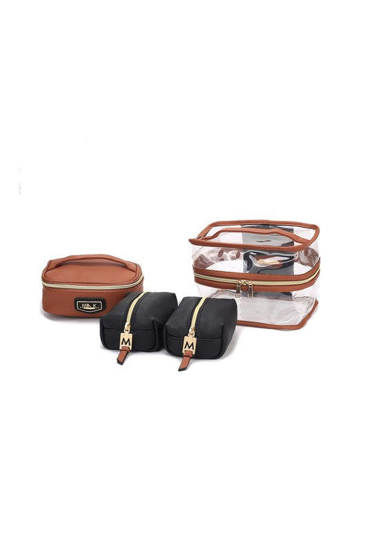 MKF Collection Emma Cosmetic Clear Case set