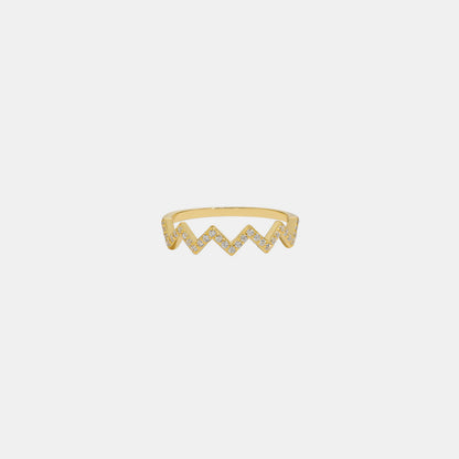 ZigZag Sterling Silver Ring