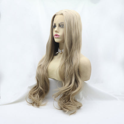 Icy 13 x 3" Lace Front Wigs Synthetic Long Wavy 24" 130% Density