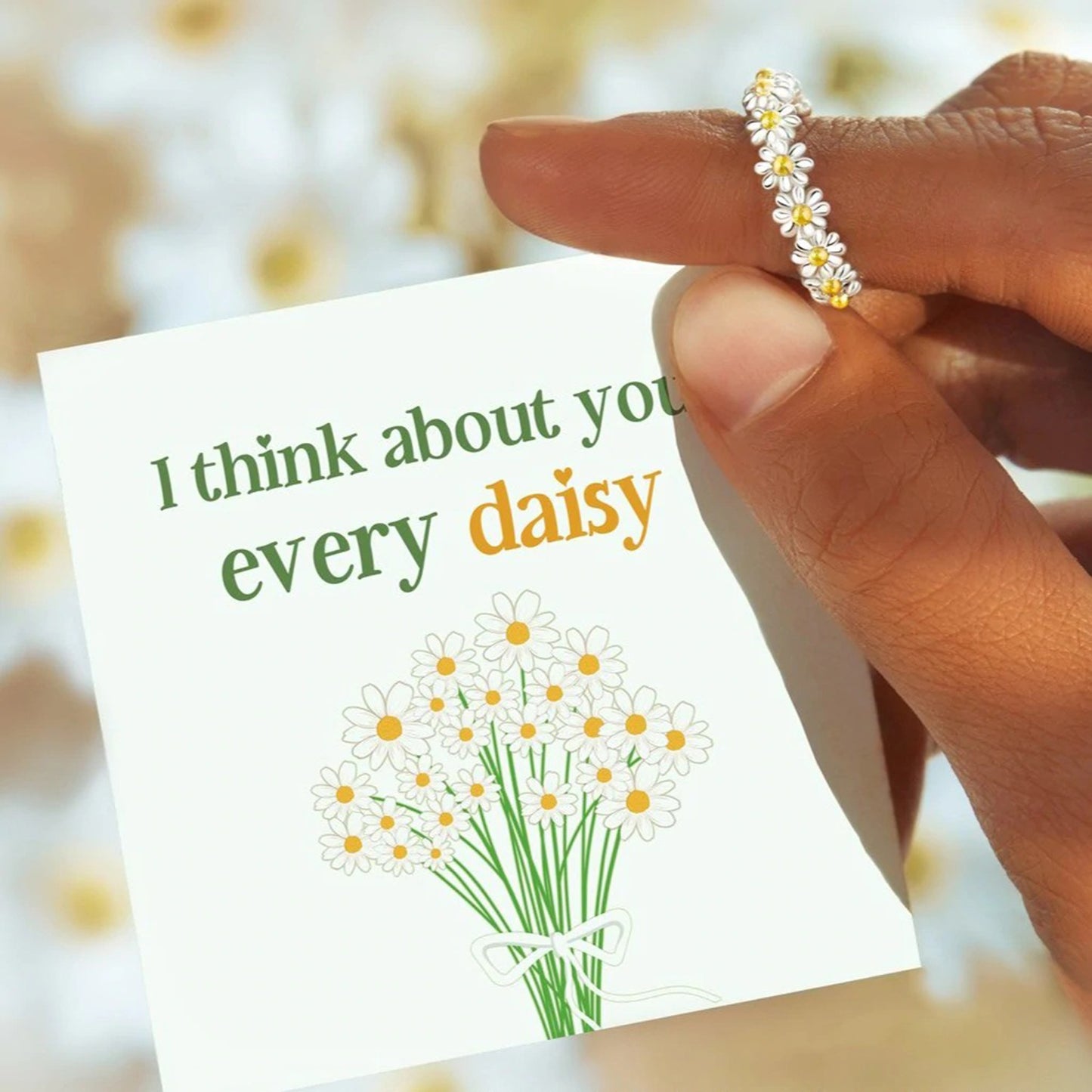 Daisy Sterling Silver Ring