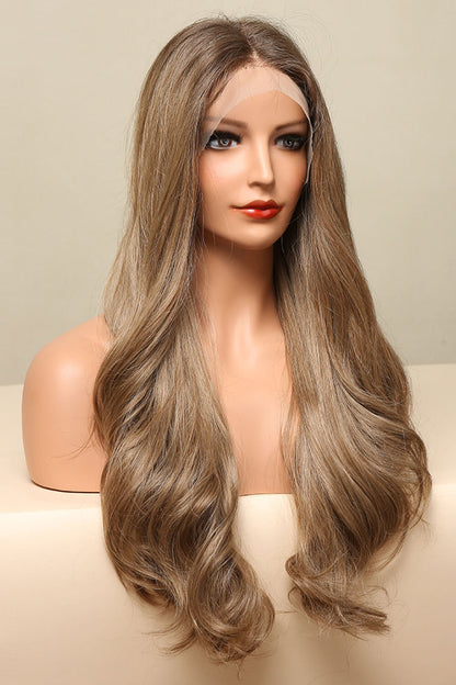 Martina 13*2" Lace Front Wigs Synthetic Long Wave 26" 150% Density in Golden Brown