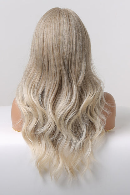 Kierra 13 x 2" Lace Front Wigs Synthetic Long Wave 24" 150% Density in Medium Blonde Highlights