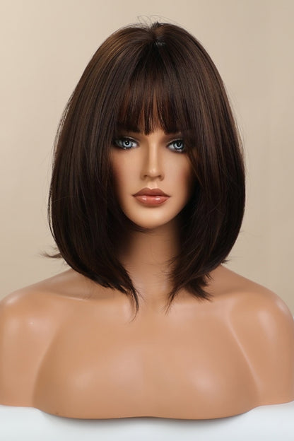 Donna Full-Machine Bobo Synthetic Wigs 9''