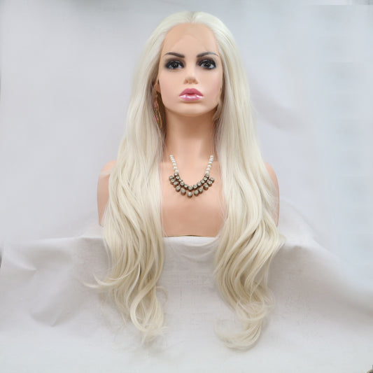 Emmy 13 x 3" Lace Front Wigs Synthetic Long Wavy 24" 130% Density