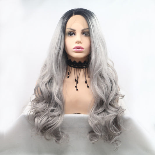 Kenna 13*3" Lace Front Wigs Synthetic Long Wavy 24" 130% Density