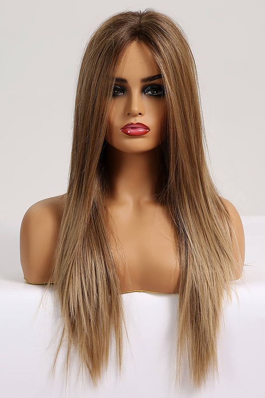 LoLo 13 x 2" Lace Front Wigs Synthetic Long Straight 26'' 150% Density