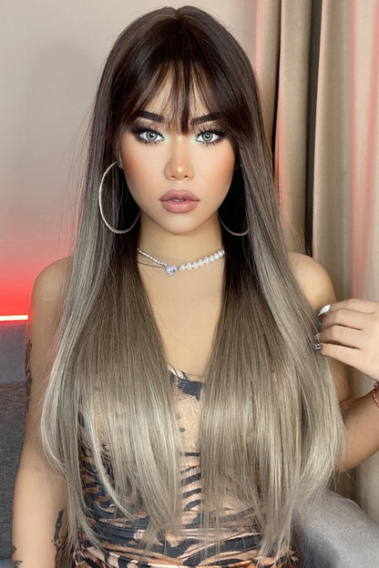 Miley Long Straight Synthetic Wigs 26''