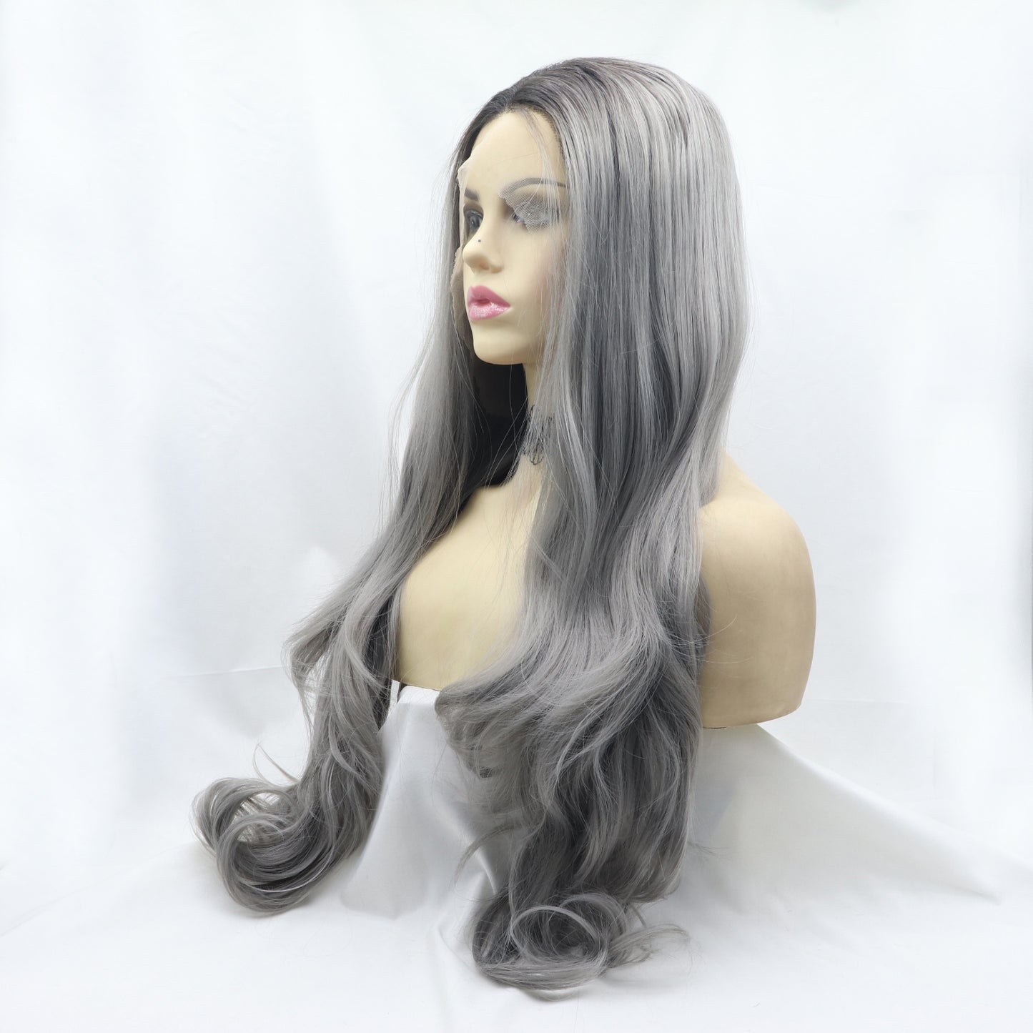 Morgana 13 x 3" Lace Front Wigs Synthetic Long Wavy 24" 130% Density