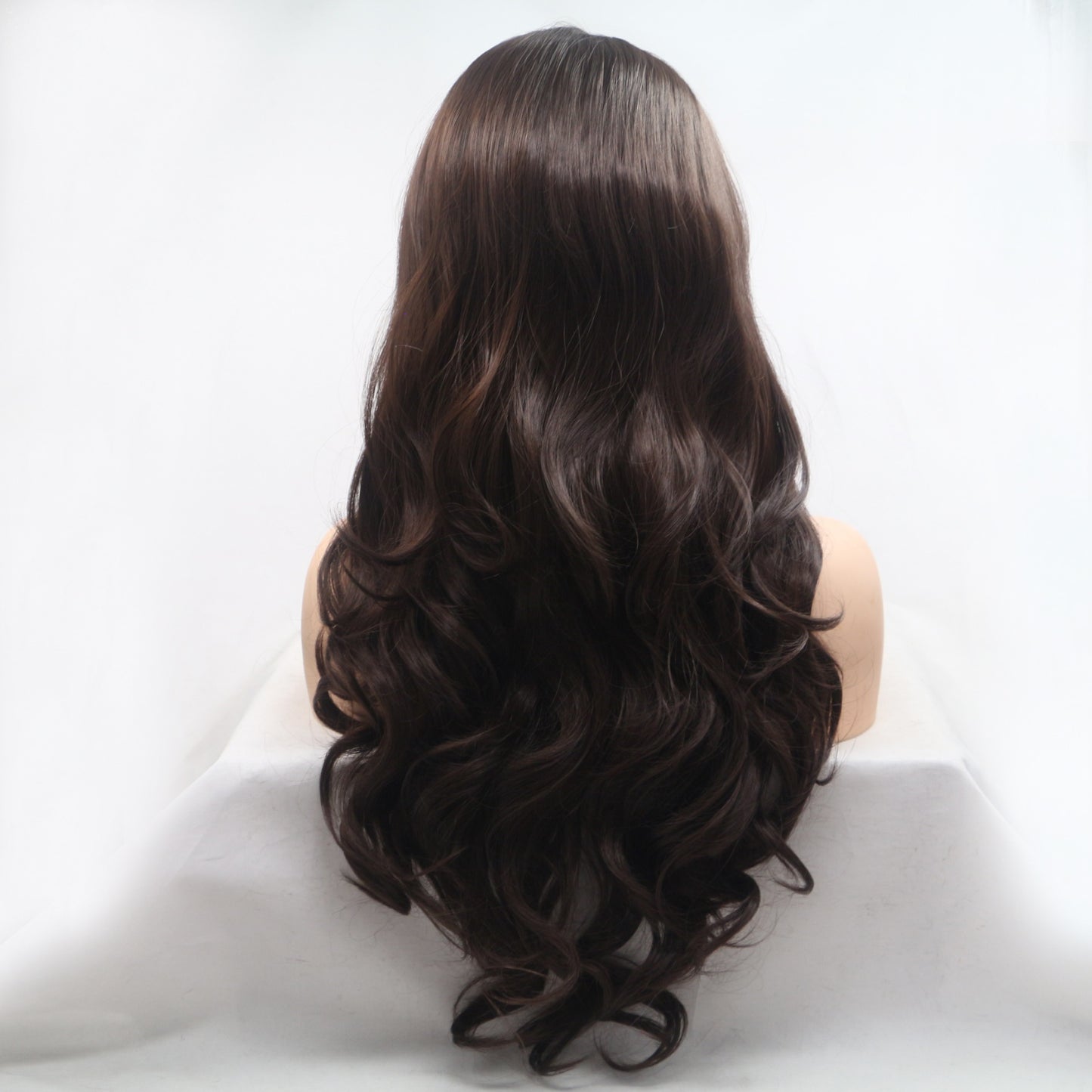 Deonne 13 x 3" Lace Front Wigs Synthetic Long Wavy 24" 130% Density