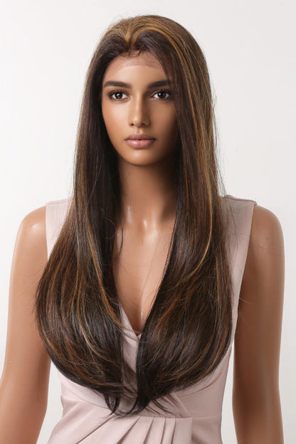 Adya 13 x 2" Lace Front Wigs Synthetic Long Straight 26" 150% Density