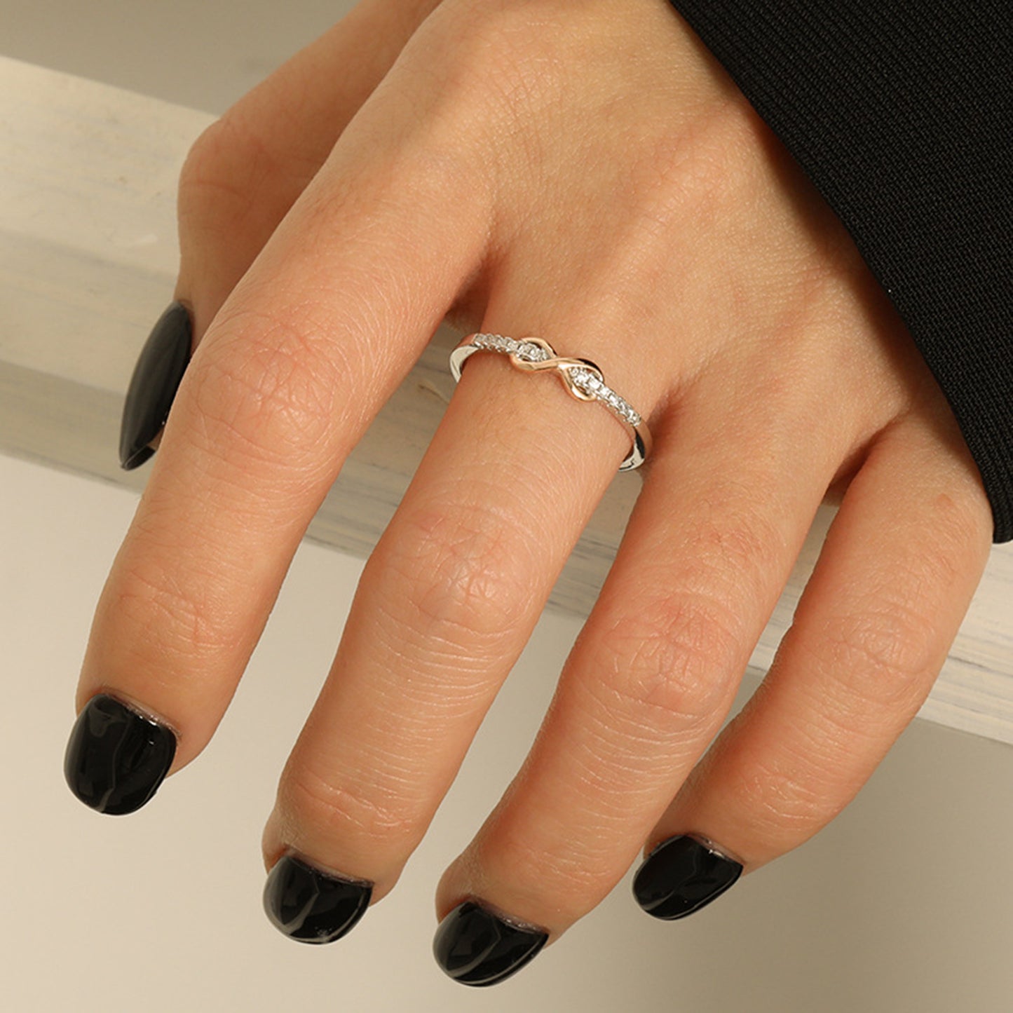 Infinity Sterling Silver Ring