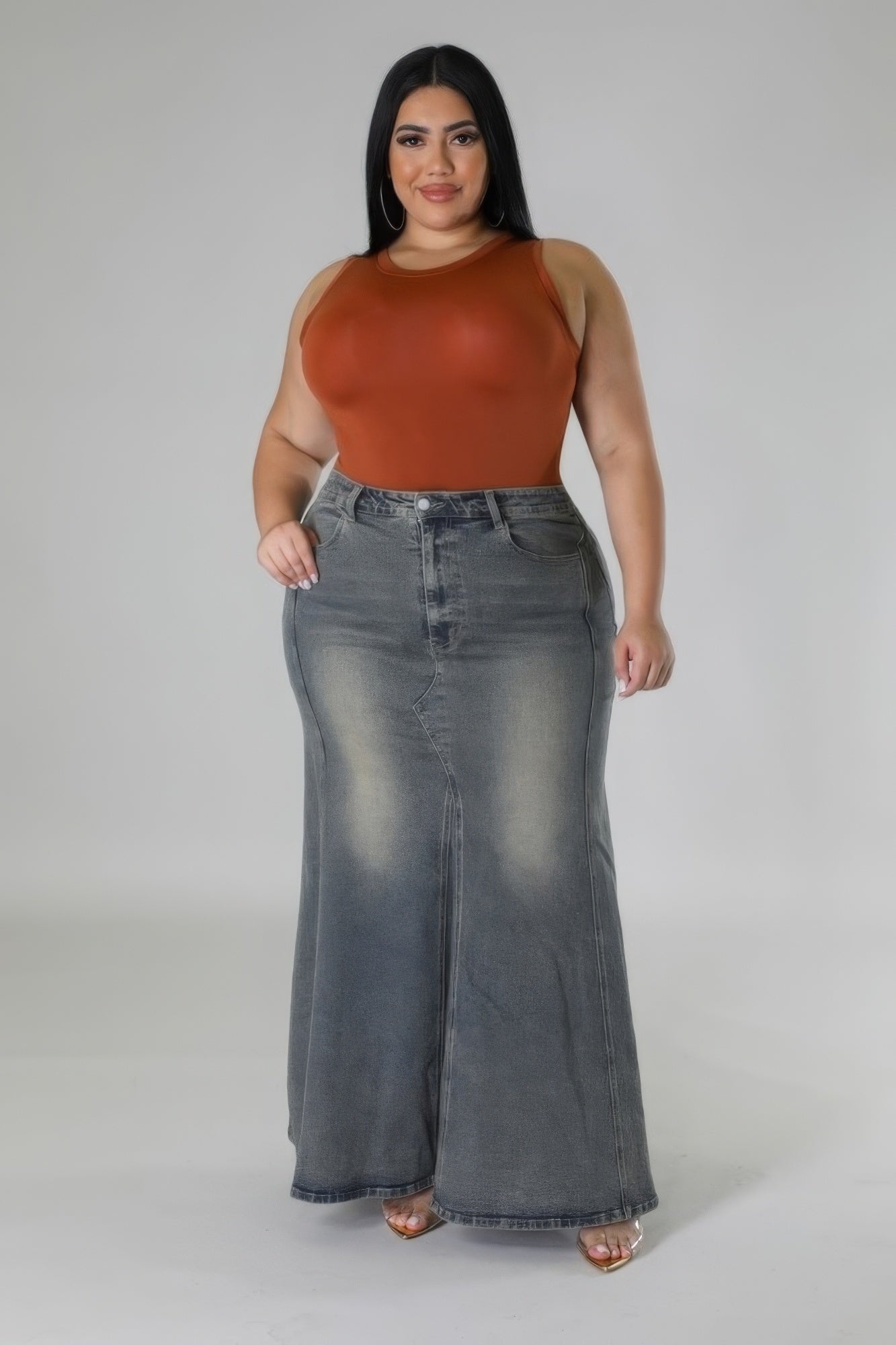 Eve High-waisted Stretch Skirt