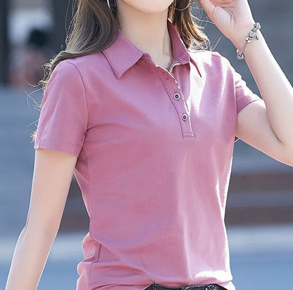 Polo Collared Short Sleeve T-shirt