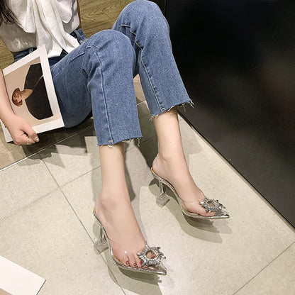 Crystal Star Transparent Heels [7-9 cm Heel]